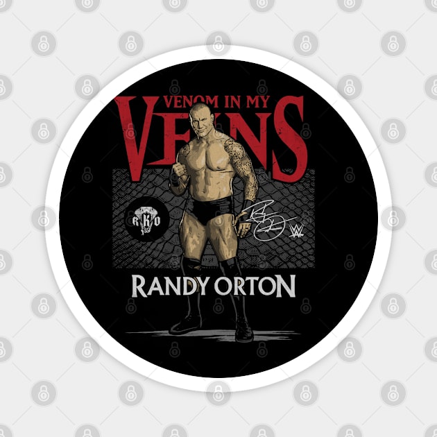 Randy Orton Venom In My Veins Magnet by MunMun_Design